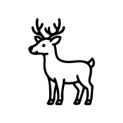 Fototapeta premium deer vector illustration