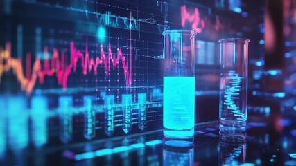 Scientific genetic research developing biotech data analysis - Powered by Adobe