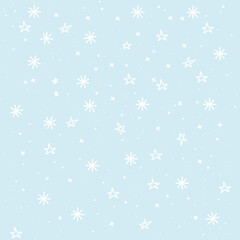 christmas background with snowflakes
