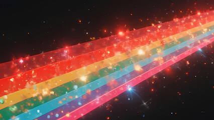 Abstract background with colorful lights 