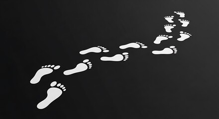 Footprints in the Dark - A Journey Through the Unknown.