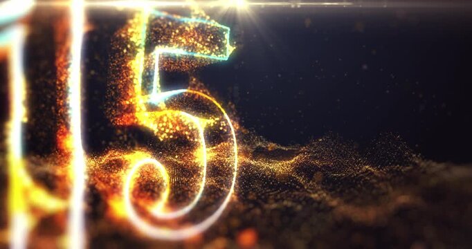 Happy New Year 2026 Celebration. New year Greeting With Fireworks 4k Resolution