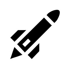 A black and white drawing of a rocket