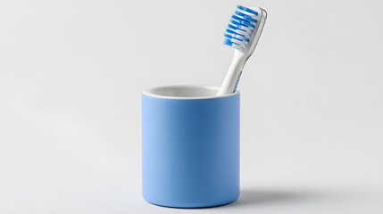 toothbrush with pot