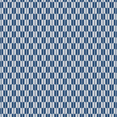 和柄の矢絣柄で青系色