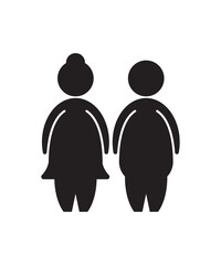 couple icon, vector best flat icon.