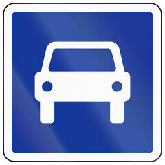 Road sign used in France - Expressway © jojoo64