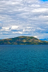 Stra&szlig;e von Korfu, Meerenge zwischen der griechischen Insel Korfu und dem griechischen Festland (bei Igoumenitsa) 