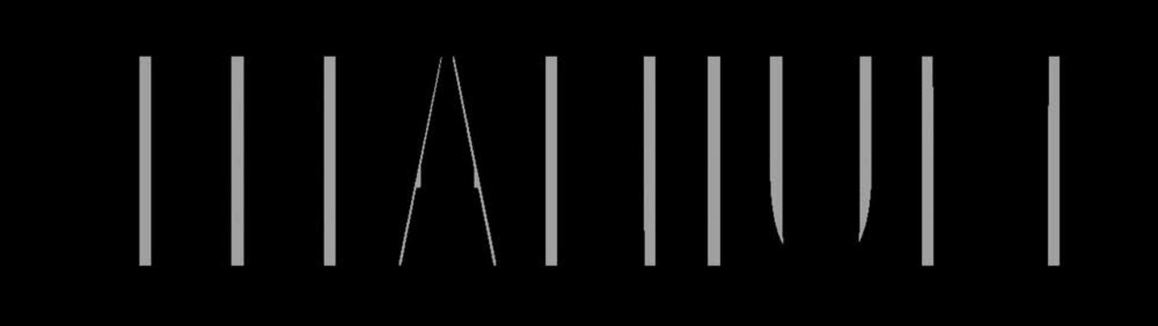 TITANIUM logo text design. Suitable for business, technology, molecule, atomic symbol .