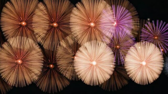 colorful fireworks display
