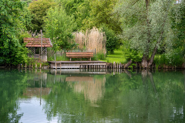 Idylle am Ufer der Alz