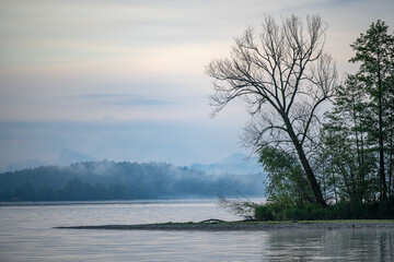 Sonnenaufgang am Waginger See