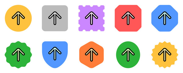 Vector single arrow chevron up icon. Black, white background. Perfect for app and web interfaces, infographics, presentations, marketing, etc.