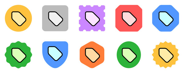 Editable vector tag price label icon. Part of a big icon set family. Perfect for web and app interfaces, presentations, infographics, etc