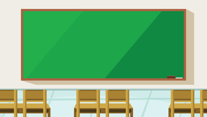 classroom vector with board for business and other