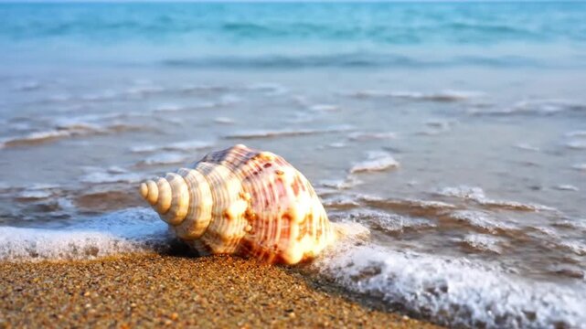 seashell on the beach