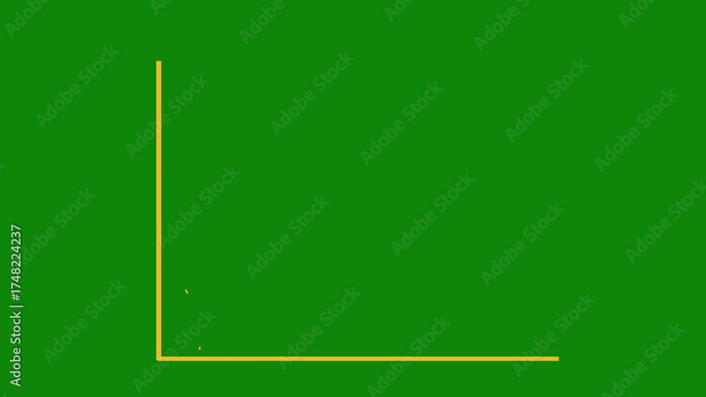 Wall mural 4k business growth and success arrow infographics animation of a business infographics with rising a