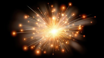 Bright and Vibrant Explosion of Light Against a Dark Background Capturing the Essence of Energy and Motion in Stunning Details