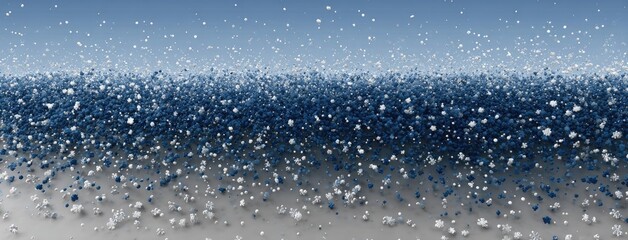 Obraz premium A stunning collection of blue flowers with soft petals surrounded by a gentle blur, evoking a peaceful and calming setting