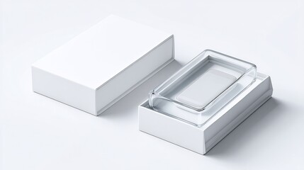 Box Packaging Mockup Minimal product display.