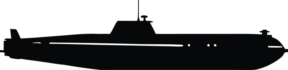 Fototapeta premium submarine vector, underwater vessel icon 
