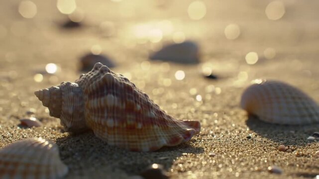 seashell on the beach