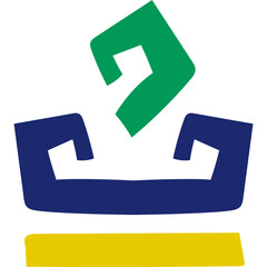 Abstract Brutalist Shape