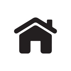 Fototapeta premium house icon isolated on white. vector illustration EPS 10