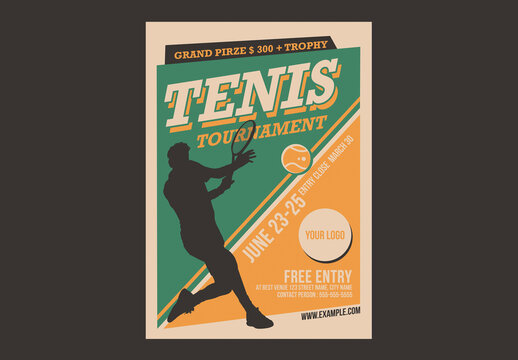 Tenis Tournament Vintage Style