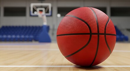 Basketball on the Court - A Game of Skill and Precision.
