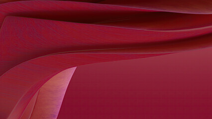 Abstract red layered shapes with a gradient background.