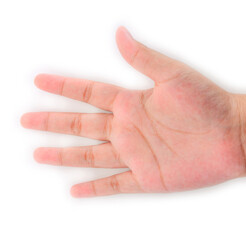 fingerprint isolated on white background.