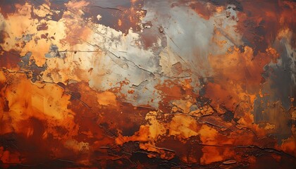 Textured abstract art, warm color palette