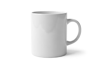 White Ceramic Mug on White Background