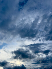 Dramatic Clouds Against a Blue Sky