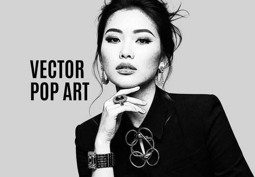 Vector Pop Art Photo Effect