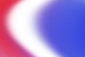 Abstract digital art blending vivid red and deep blue hues with dark center isolated on transparent background