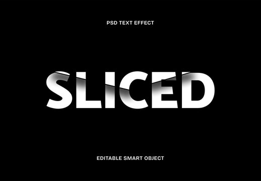Sliced Text Effect