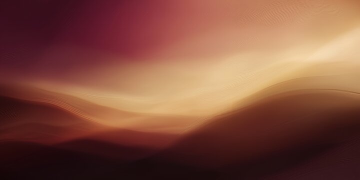 Abstract gradient with smooth flowing waves in warm tones, evoking a serene and atmospheric feel for backgrounds. - Powered by Adobe