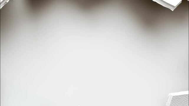 White an surface creating cracked oval frame an empty background, ideal for images inserting or text video 4k