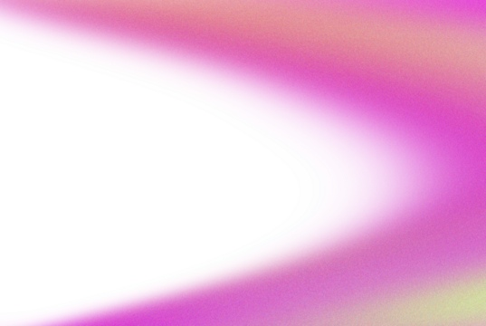 Abstract neon pink and purple swirl gradient blending across dark canvas isolated on transparent background