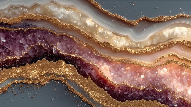 Elegant pink marble with golden veins high resolution picture