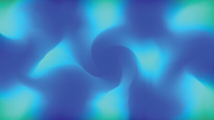 Blue And Cyan Color Swirl Abstract Illustration Wallpaper