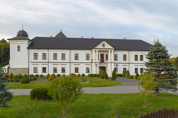 Fototapeta premium Holy Dormition Univ Lavra Monastery on a Sunny Day