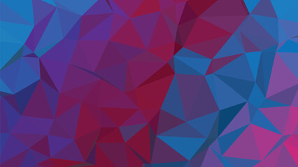 Abstract geometric low poly design with vibrant color gradients and clean lines