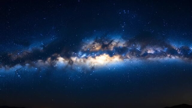 Milky way galaxy panorama