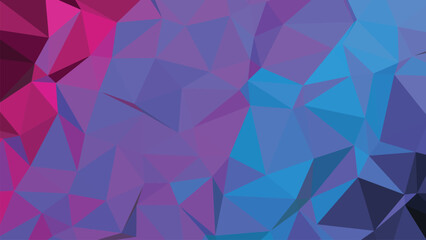 Obraz premium Abstract low poly geometric shapes with vibrant color gradients and clean lines