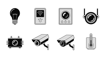 Smart home automation devices for security and safety solutions
