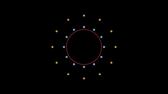  Circle Pop 3 Types with Alpha Channel 4K Abstract Bubble Animation for VFX and Motion Graphics