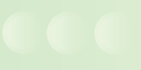 Minimalist banner background,soft pastel,green gradations,circle shape,memphis background. eps 10
